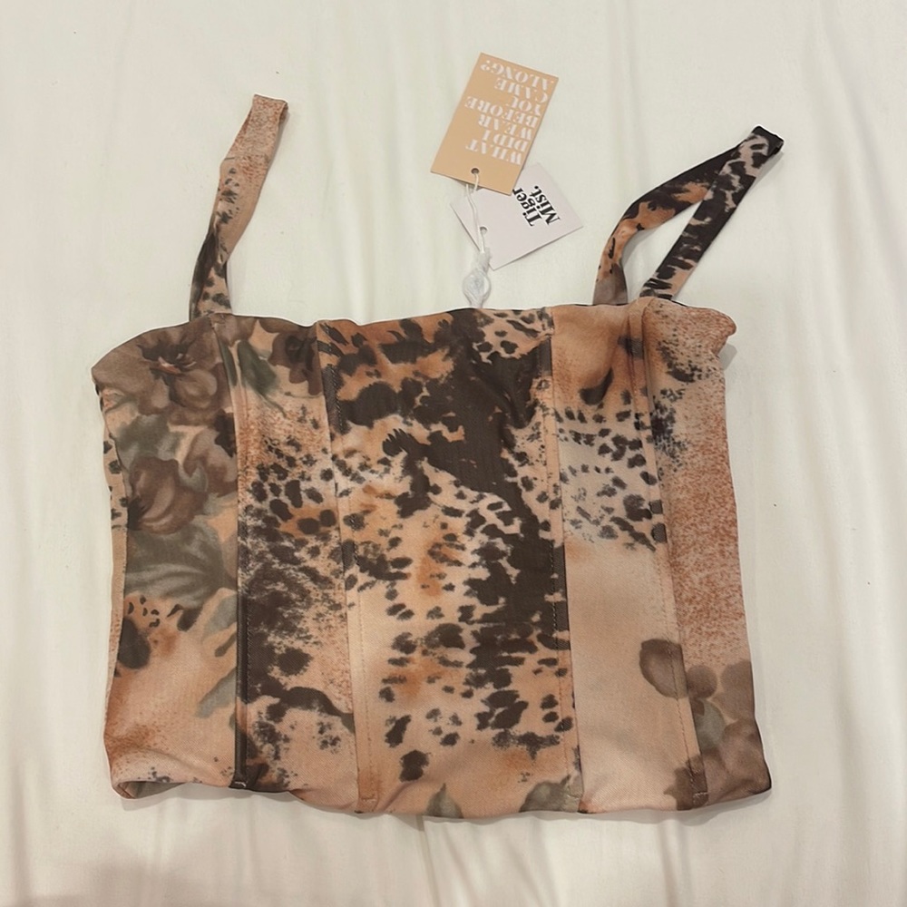 COPY - Tiger Mist Animal Print Corset